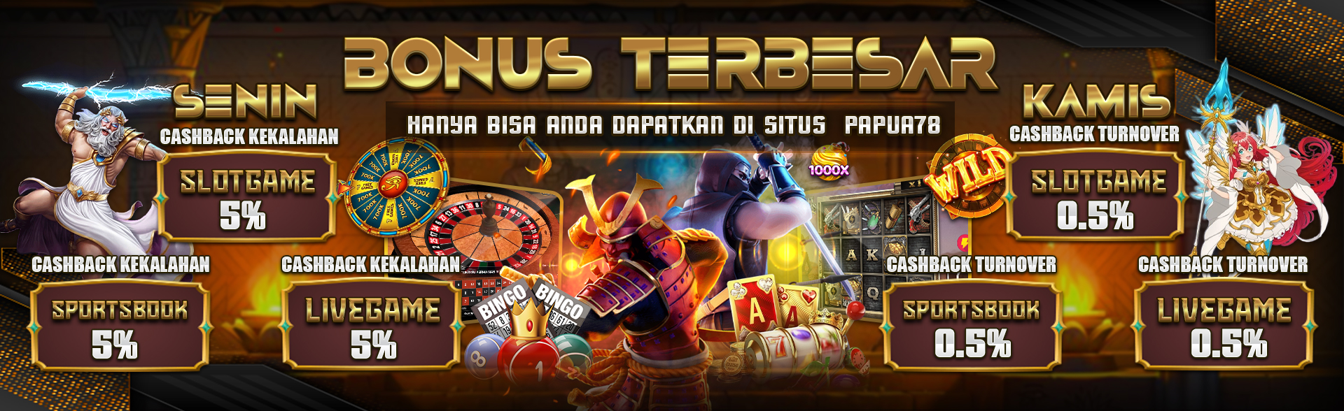 BONUS TERBESAR